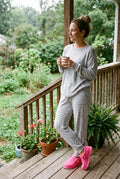 Women's Slippers Teddy Plush in Pink — secondary lifestyle shot