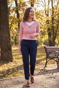 Women's Sweater Bow Detail in Pink — secondary ugc