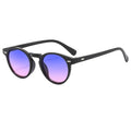 Purple Keyhole Bridge Classic Round Sunglasses - Photo 6