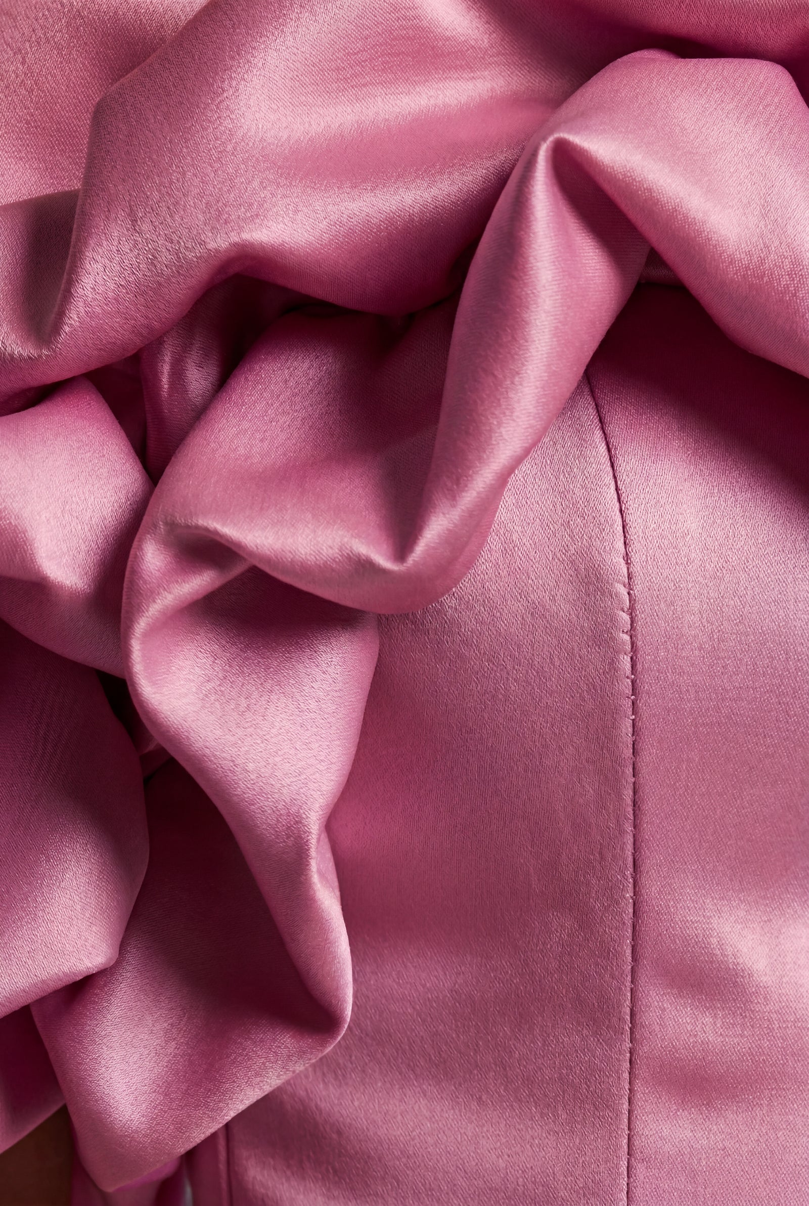 Pink Off-shoulder Ruffle Mini Dress - Photo 6