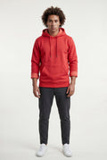 Red Lined Regular Fit Pullover Pocket Hoodie - Fleece lined hoodie - Photo 30