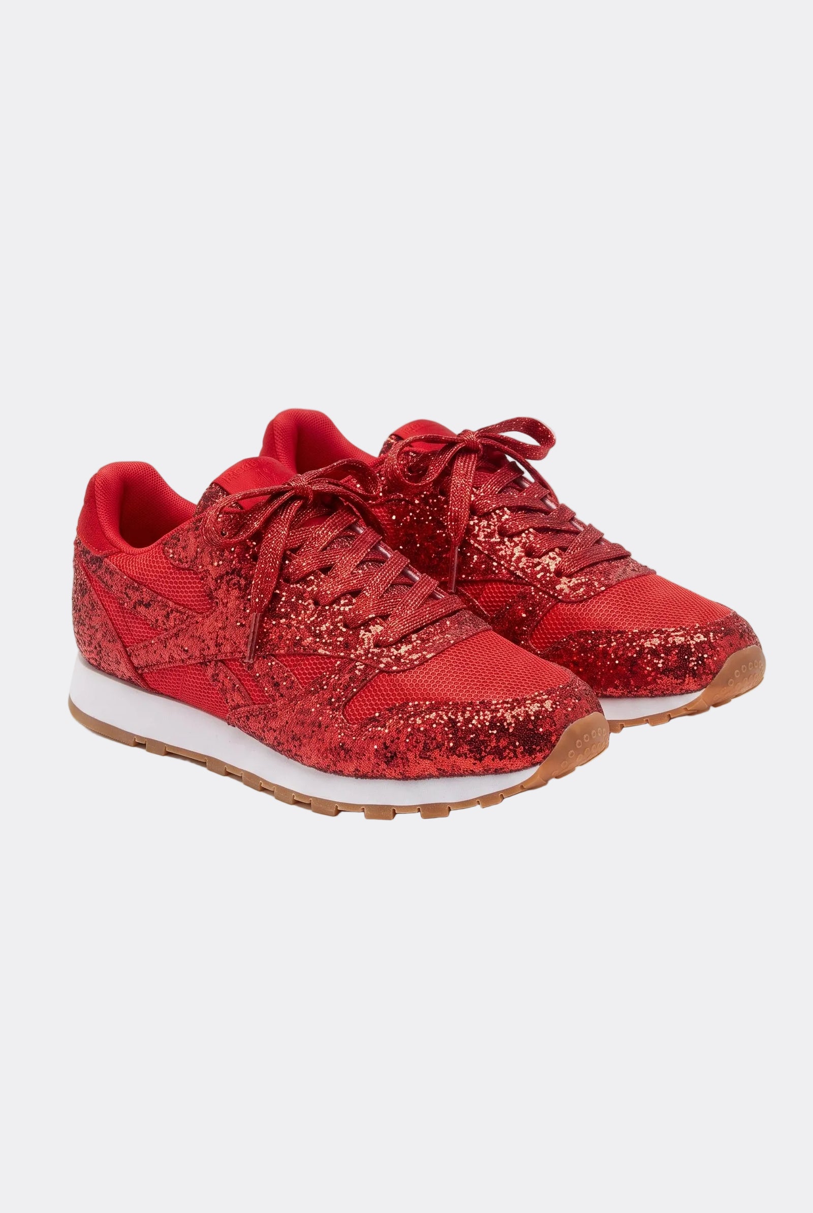 Women's Sneakers Glitter Low-Top in Red — primary clean shot