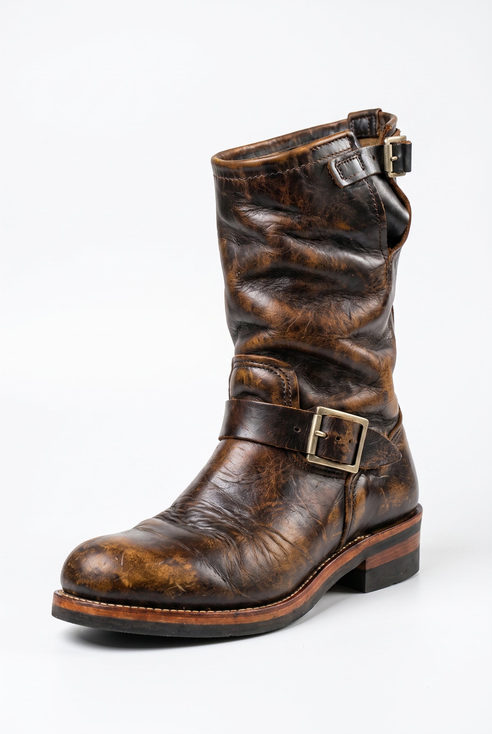 Men's Boots Vintage Style in Retro Brown — primary packshot