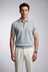 Sage Fine Tailored Short Sleeve Polo Shirt - Polo shirts - Photo 1