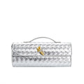 Metallic Structured Clutch Shoulder Bag - Clutch shoulder bags - Photo 2