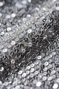Silver Silver Bodycon Floor Length Maxi Dress - Photo 3