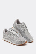 Women's Sneakers Glitter Low-Top in Silver — primary product