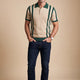 Striped Beige Green