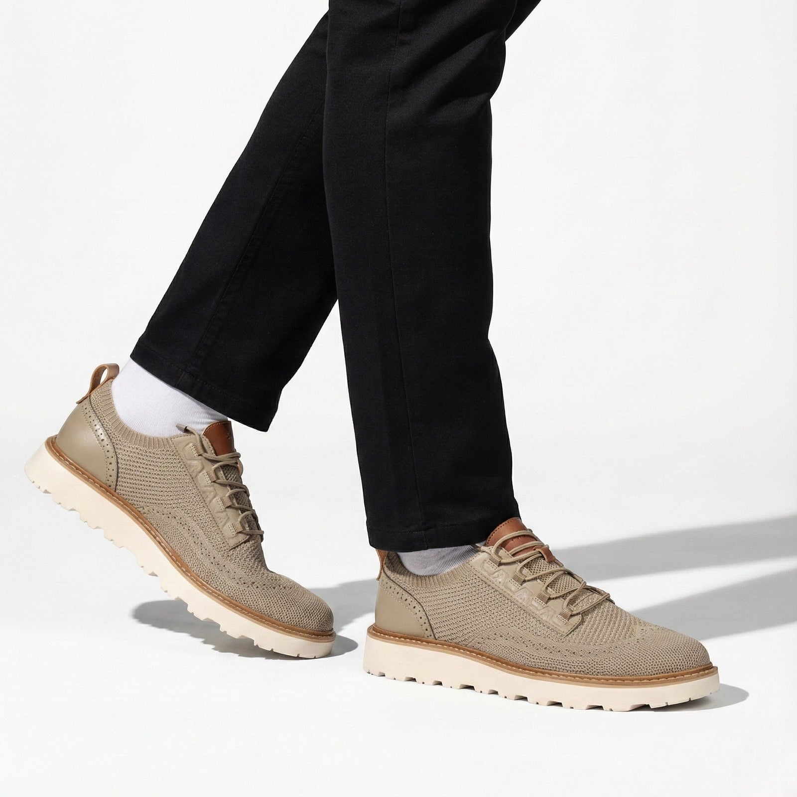 Chunky Cushioned Lace-up Casual Sneakers - Photo 5