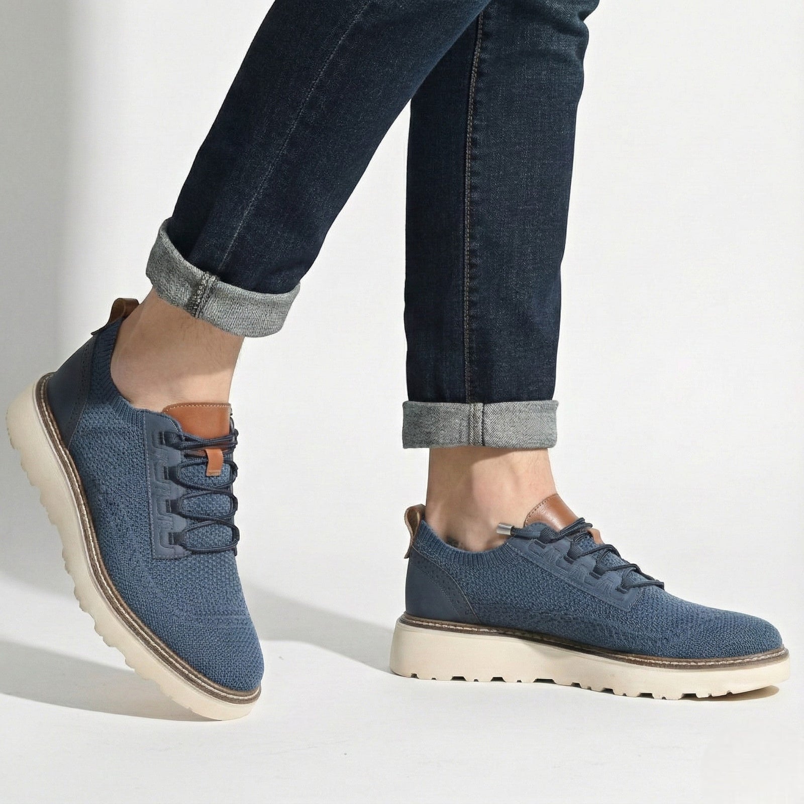 Chunky Cushioned Lace-up Casual Sneakers - Photo 7