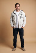 Men's Jacket Waterproof Regular Fit in White — primary studio