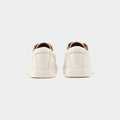 Minimalist Low-top White Sneakers with Tan Lining - Photo 6