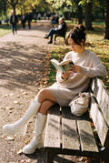 Women's Long Boots Modern in White — secondary lifestyle 1