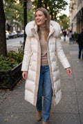 Women's Long Parka Relaxed Fit in White — secondary ugc