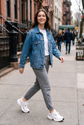 Women's Sneakers Chunky Sole in White — lifestyle1